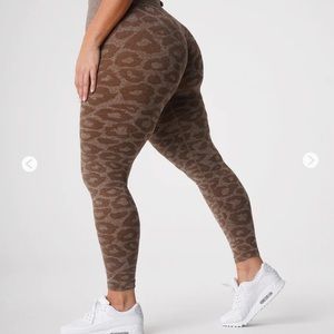 Mocha Leopard Seamless Leggings
